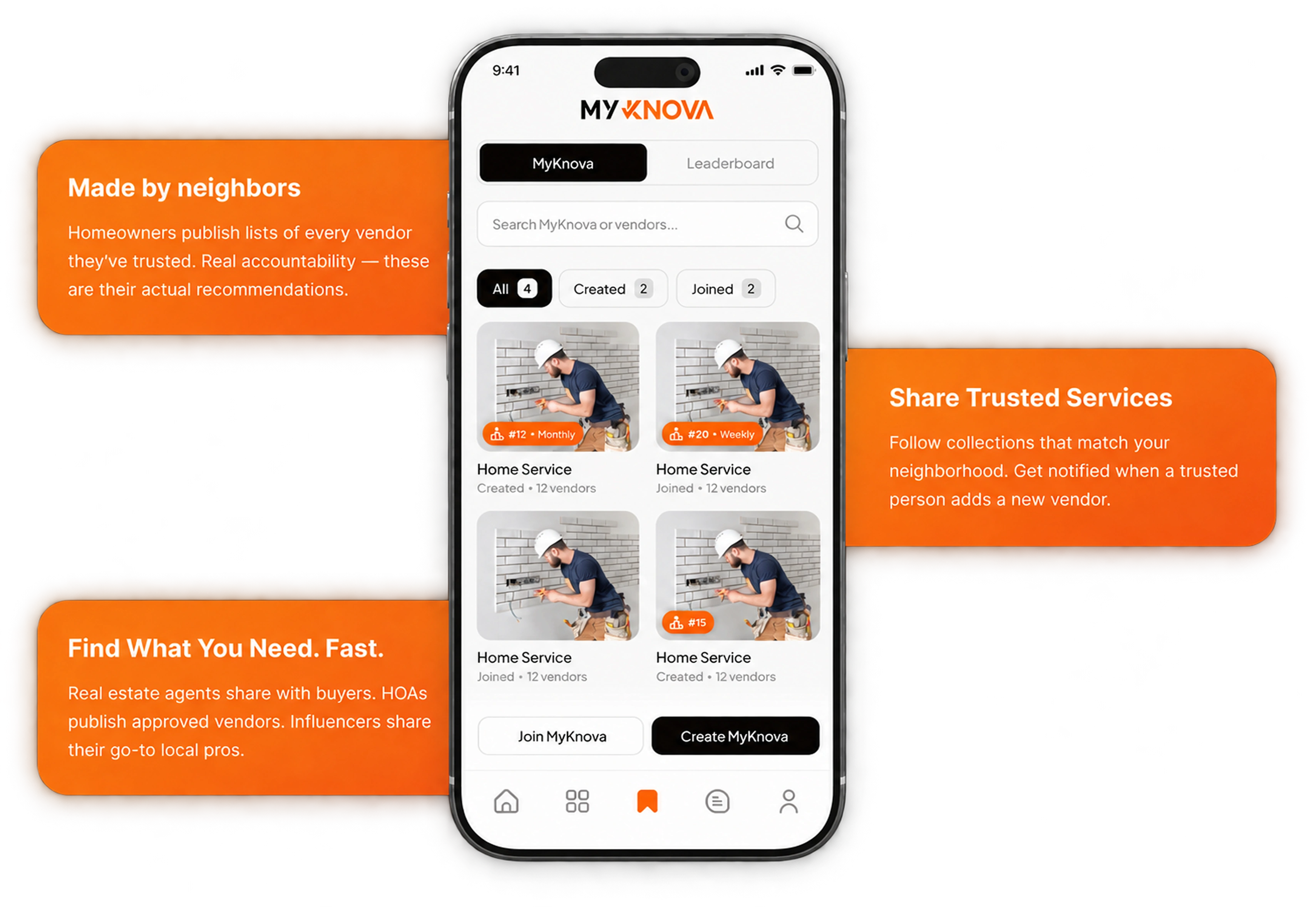 MyKnova Phone Mockup